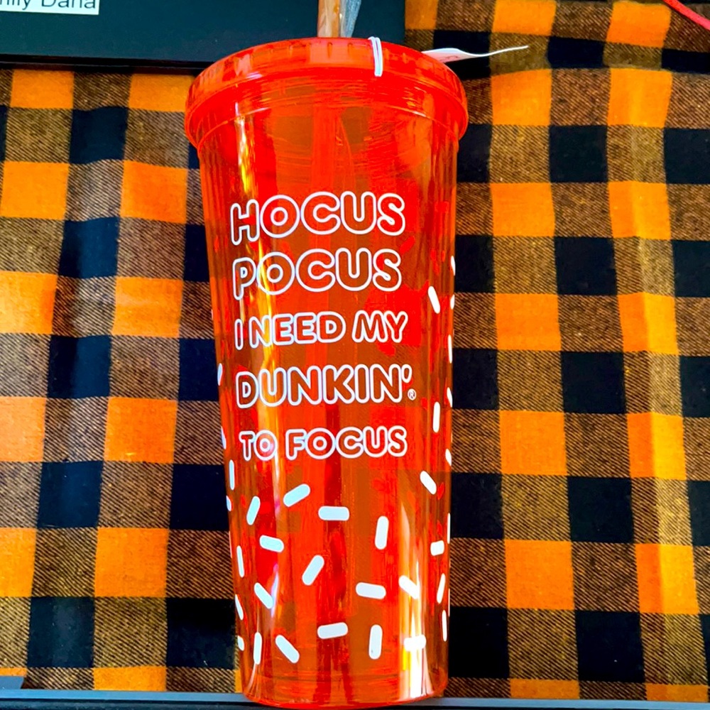 Hocus Pocus I need my Dunkin to focus cup. Brand new never used